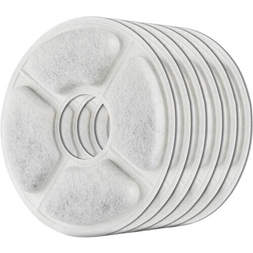 Tweedekans Auronic Drinkfontein Filters - 6 Stuks - 3-Laags - Voor Auronic Drinkfontein AU3014 Tweedehands