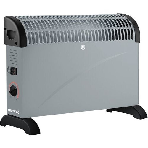 Tweedekans Auronic Elektrische Convectorkachel - 750/1250/2000 Watt - Verstelbare Thermostaat - Verwarming - Grijs Tweedehands