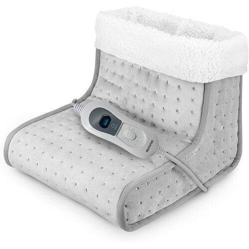 Tweedekans Auronic Elektrische Voetenwarmer - met Timer en Overhittingsbeveiliging - 100W - Grijs Tweedehands