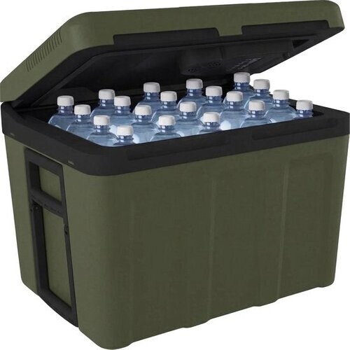 Tweedekans Auronic Koelbox Elektrisch 12V en 230 volt - 40L - Auto - Camping Koelkast - Koelen en Verwarmen - Frigobox - Groen Tweedehands