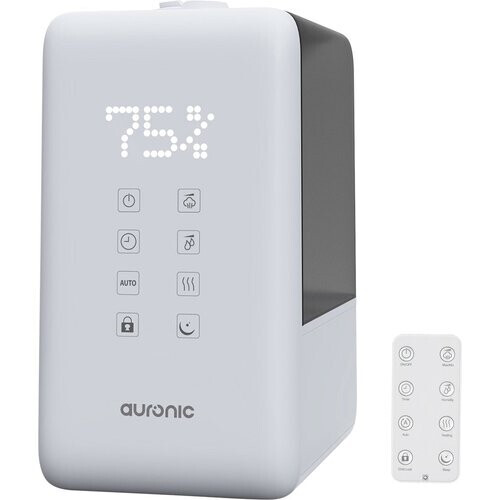 Tweedekans Auronic Luchtbevochtiger – 3 Vernevelingsstanden - 6L Tank – 280 W – 29 x 18,9 x 33 cm – Wit Tweedehands