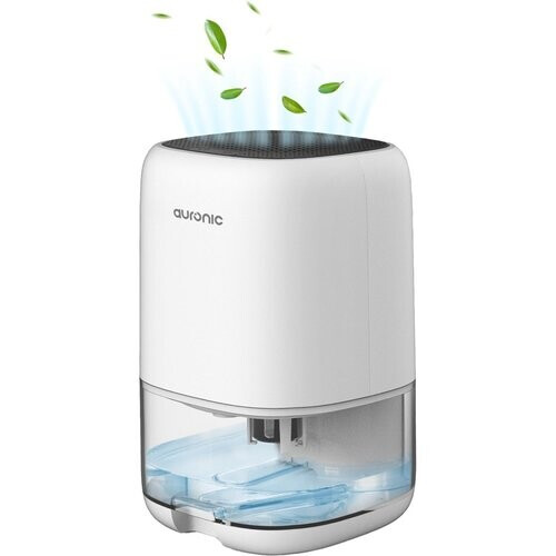 Tweedekans Auronic Luchtontvochtiger – 450 ml/dag – 1000 ml Reservoir – LED Sfeerlamp – Compact & Energiezuinig – Voor 10-20 m² Tweedehands
