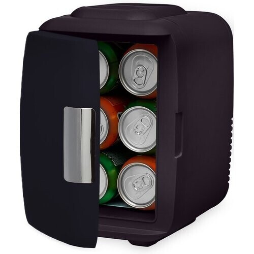 Tweedekans Auronic Mini Koelkast - 4 Liter - Make-Up en Beauty Skincare - 100/240V / 12V Auto Stekker - Zwart Tweedehands