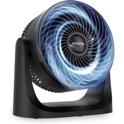 Tweedekans Auronic Tafelventilator - 3 Snelheden - Mini Ventilator - Vloerventilator - Muurmontage mogelijk - 41db - 90° Oscillatie - 7 Meter Luchtstroom - Zwart Tweedehands