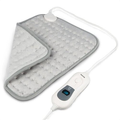 Tweedekans Auronic Warmtekussen - Elektrisch - 40x30cm - Nek en Schouders - Wasbaar - Grijs Tweedehands