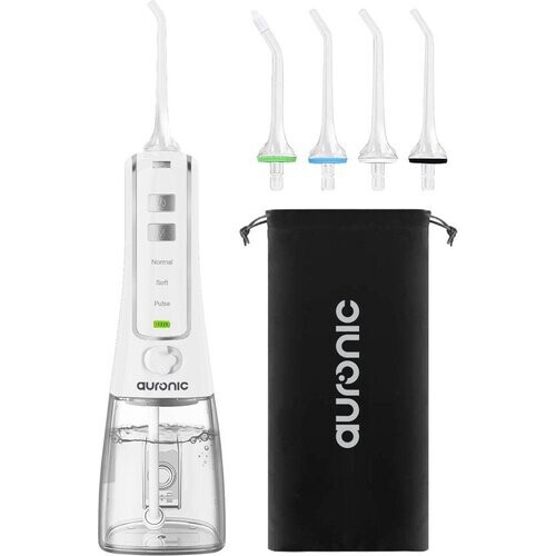 Tweedekans Auronic Waterflosser 300 ml - 4 Opzetstukjes - Wit Tweedehands