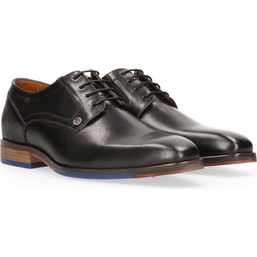 Tweedekans Australian Footwear Magiore 15.1637.01-A00 – Heren Schoenen – Zwart Leer – Maat 40 Tweedehands