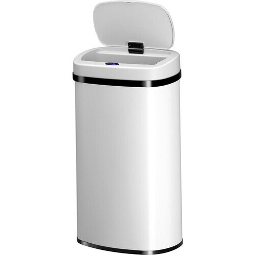 Tweedekans Automatische Prullenbak / Afvalemmer / Sensorprullenbak - 60 Liter - Wit - Rechthoek Tweedehands