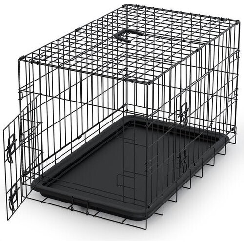 Tweedekans Avalo Hondenbench XXL - Opvouwbare Kooi - 2 Deuren - 122x74x80 CM Tweedehands