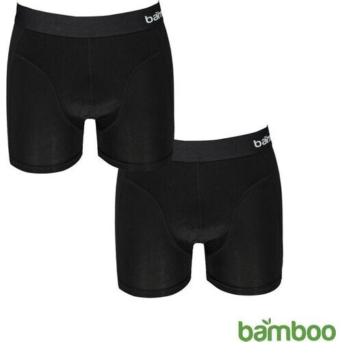 Tweedekans Bamboe Boxershort Heren Zwart 2-Pack - Maat M Tweedehands