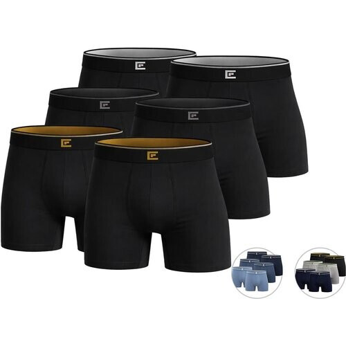 Tweedekans Bamboo Elements Boxershorts Heren - 3 Stuks - Donker Assorti - Maat M Tweedehands