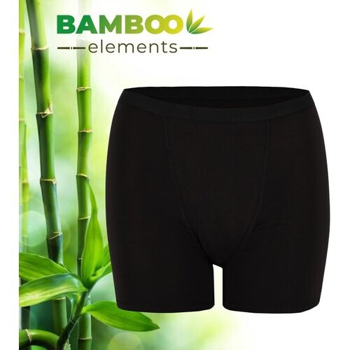 Tweedekans Bamboo Elements - Menstruatie Ondergoed - Hipster - Zwart - XXL - Period Underwear - Menstruatieslip - Menstruatiebroekjes - Ondergoed Dames Boxershort Tweedehands