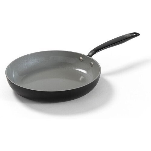 Tweedekans BE Living Essential Koekenpan - Ø 24 cm - Keramisch - PFAS vrij - Inductie - Zwart Tweedehands