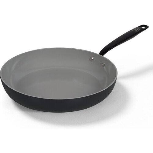 Tweedekans BE Living Essential Koekenpan - Ø 28 cm - Keramisch - PFAS vrij - Inductie - Zwart Tweedehands