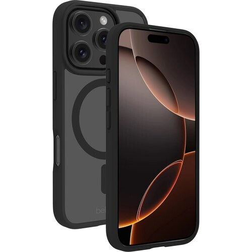Tweedekans BeHello Hoesje voor iPhone 16 Pro - MagSafe - Flexibel - Schokbestendig - Transparant Zwart Tweedehands