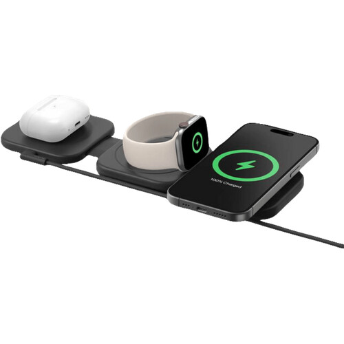 Tweedekans Belkin 3-in-1 Magnetisch Draadloze Oplader met Qi2 15W Tweedehands