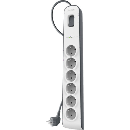 Tweedekans Belkin Surge Protector 6 outlet 2 meter Tweedehands