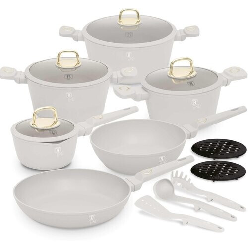 Tweedekans Berlinger Haus 15-Delig Kookgerei Set - BH-8081NN - Sahara Collectie Tweedehands