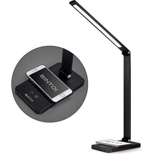 Tweedekans Bintoi® DL200 - Bureaulamp LED - Leeslamp - Bedlamp - Touch Control - Dimbaar - Wit en Warm Licht Tweedehands