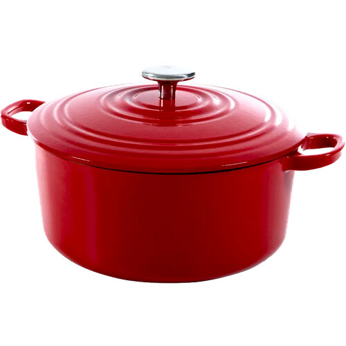 Tweedekans BK Bourgogne Braadpan 24 cm Chili Red Tweedehands