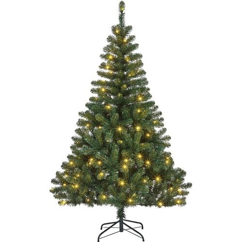 Tweedekans Black Box Trees Bedford Kunstkerstboom met LED Verlichting - H185 x Ø110 cm - Groen Tweedehands
