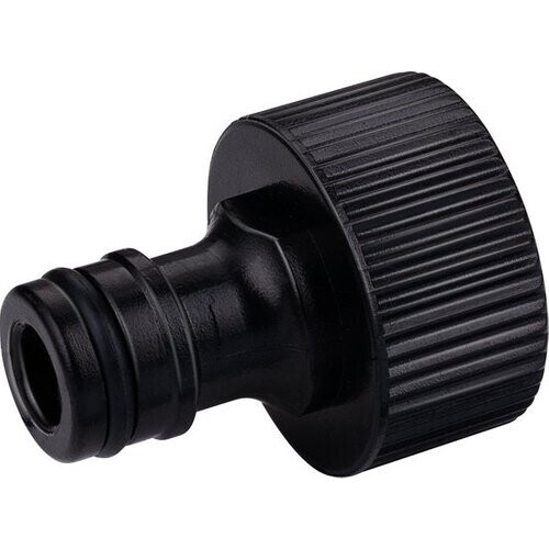 Tweedekans BLACK+DECKER Kraanstuk 3/4" - ⌀ 19 CM - Koppelstuk - Kunststof - Zwart Tweedehands