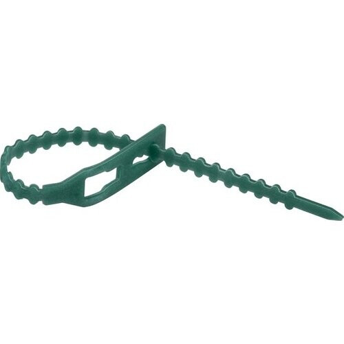 Tweedekans BLACK+DECKER Plantenbinders -100 Stuks Plantenklemmen - Verstelbare Plantenclips - Kunststof - Groen Tweedehands