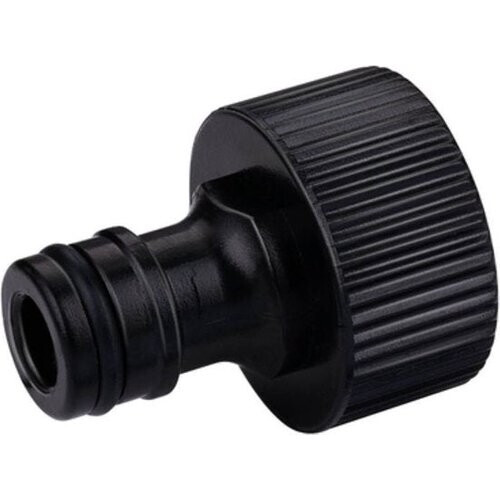 Tweedekans BLACK+DECKER Tap connector 3/4''-1'' - ⌀ 19-25 CM - Koppelstuk - Kunststof - Zwart Tweedehands