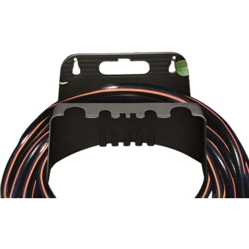 Tweedekans BLACK+DECKER Tuinslanghouder Wand - Tuinslang tot 15 Meter - Wandhouder Tuinslang - 23 x 16 x 15 CM - Zwart Tweedehands