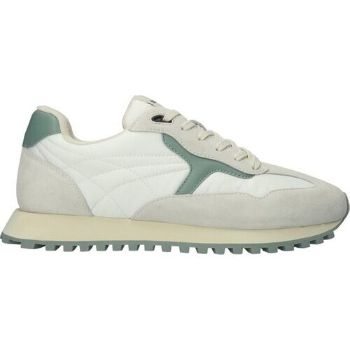 Tweedekans Blackstone Scoria Legend Sneakers - Wit/Groen - Maat 44 Tweedehands