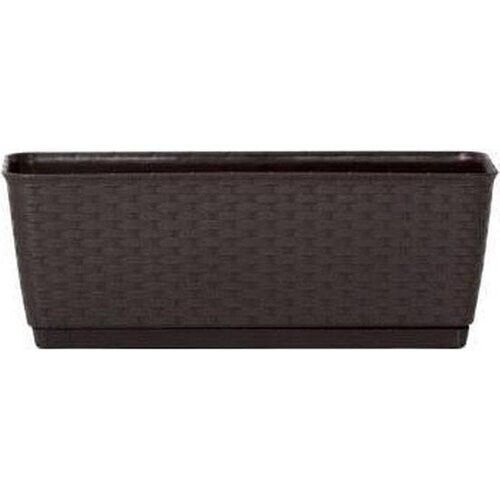 Tweedekans Bloempot Bloembak Ratolla PW 39x15x14cm UMBER BRUIN Prosperplast Tweedehands