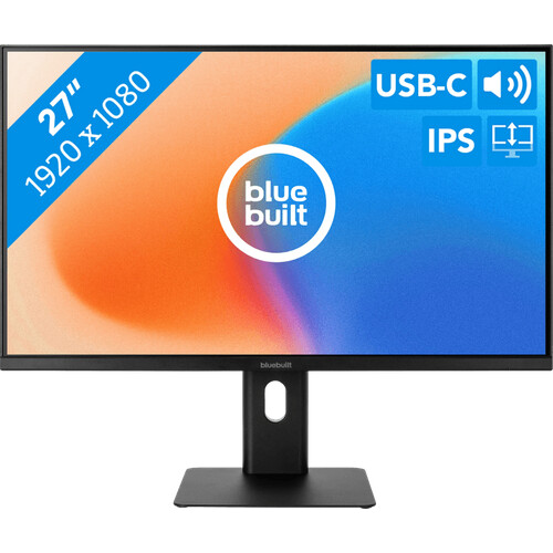 Tweedekans BlueBuilt 27 inch Full HD Monitor met USB C Tweedehands