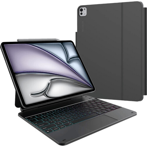 Tweedekans BlueBuilt Apple iPad Air (2026/2025/2024) 13 inch Toetsenbord Hoes QWERTY Zwart Tweedehands