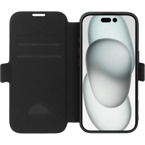Tweedekans BlueBuilt Apple iPhone 16 Book Case Leer Zwart Tweedehands
