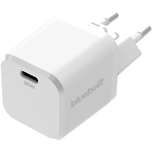 Tweedekans BlueBuilt Power Delivery Oplader met Usb C Poort 30W Wit Tweedehands