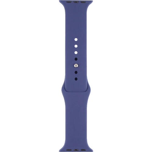 Tweedekans BlueBuilt Siliconen Bandje Blauw voor Apple Watch 44/45/46 mm Tweedehands