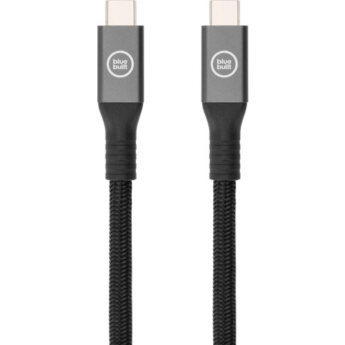 Tweedekans BlueBuilt Usb C naar usb C kabel 240W 2m Nylon Zwart Tweedehands