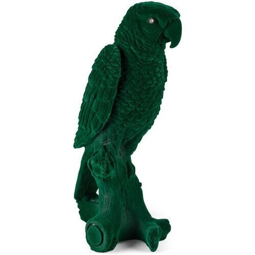 Tweedekans Bold Monkey Papagaailamp - LED - Fluweel & PVC - 17 x 19 x 33cm - Groen Tweedehands