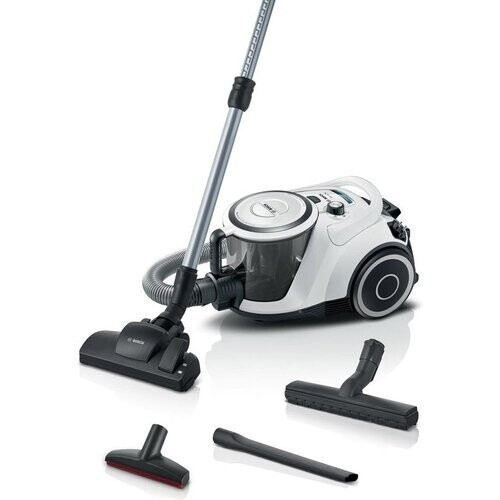 Tweedekans Bosch zakloze stofzuiger GS41 Serie 6, witte stofzuiger zonder zak zakloos Tweedehands