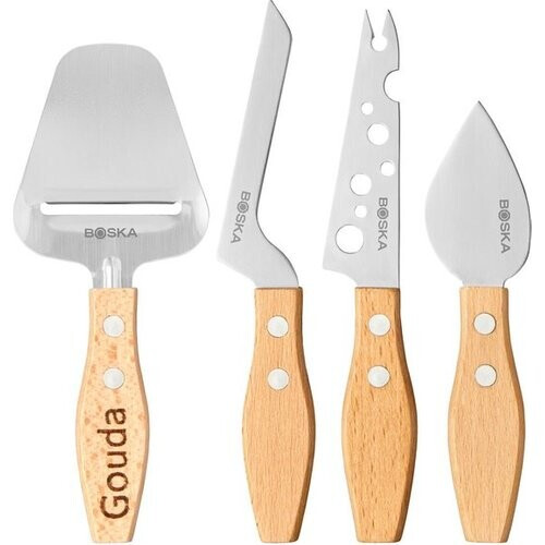 Tweedekans Boska Kaasset Mini Geneva - Voor Alle Soorten Kaas - Multifunctioneel - Zilver/Bruin Tweedehands