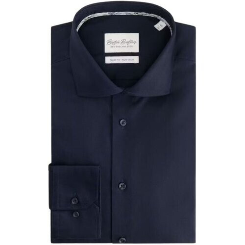 Tweedekans Boston Brothers - Business Shirt LS - Non Iron - Heren - Navy - Maat 39 Tweedehands