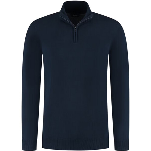 Tweedekans Boston Brothers Half Zip Pullover voor Heren – Maat L – Tijdloze Katoenen Trui met Luxe Breiwerk Tweedehands