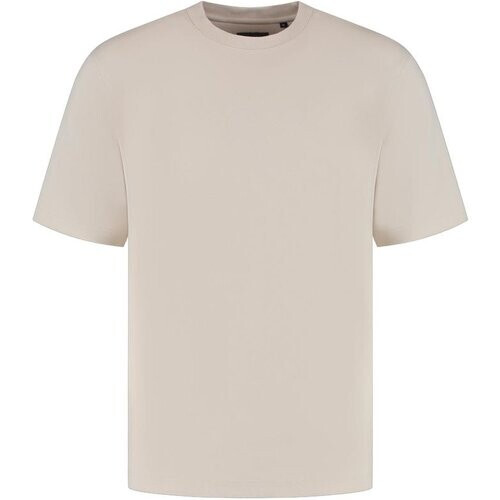 Tweedekans Boston Brothers Heavy Piqué T-shirt - Stretch - maat L - Off White Tweedehands