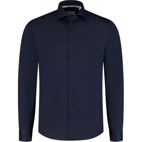 Tweedekans Boston brothers Navy business shirt - Maat L Tweedehands
