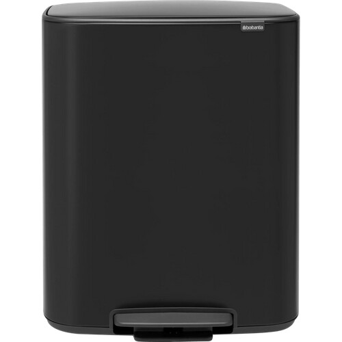 Tweedekans Brabantia Bo Pedal Bin 60 Liter Matt Black Tweedehands