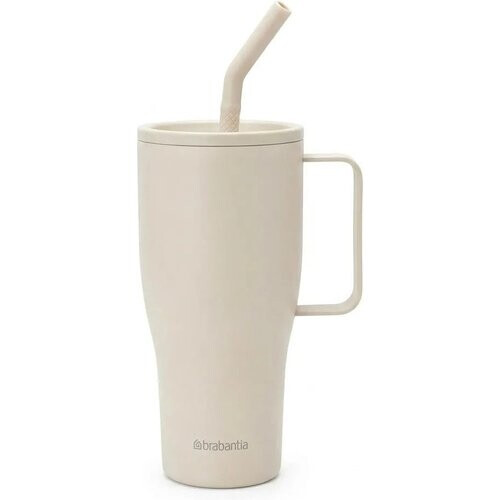 Tweedekans Brabantia Thermobeker - Rietje - 830 ml - 6u/15u - 20,4 x 13 cm Tweedehands