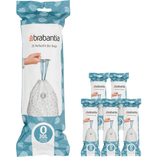Tweedekans Brabantia Vuilniszakken Code O - 30 Liter (120 stuks) Tweedehands