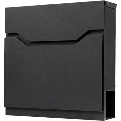 Tweedekans Brasq Brievenbus - Premium PB300 - Gegalvaniseerd Staal - Zwart Tweedehands