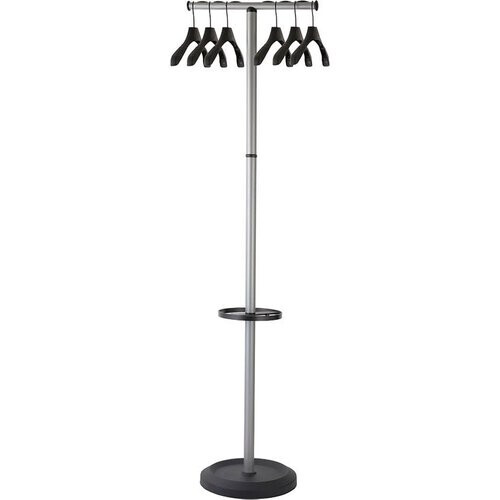 Tweedekans BRASQ Kapstok Stockholm CS500 – Staande kapstok met 6 hangers + paraplu-houder – Zwart Tweedehands
