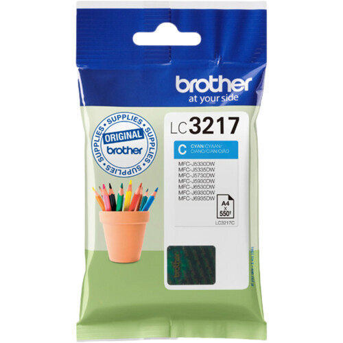 Tweedekans Brother LC-3217 Cartridge Cyaan Tweedehands